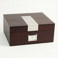 Cigar Humidor - Espresso Wood